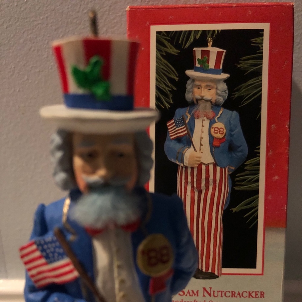 Hallmark Uncle Sam nutcracker ornament